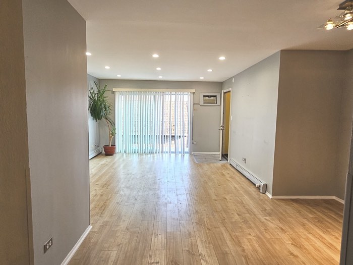 Living room — courtyard view