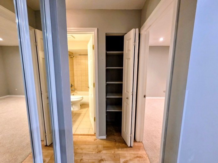 Hall closet